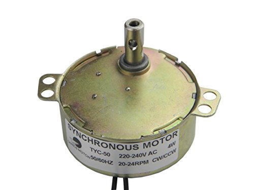 CHANCS Elektryczna przekładnia TYC-50 magnes stały synchroniczny AC 220 V 20-24 r/min CW/CCW do kuchenki mikrofalowej