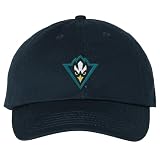 Underground Printing UNC Wilmington Seahawks Wilmington Primary Logo Dad Hat - One Size - Navy
