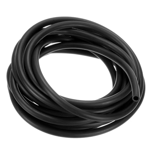 M METERXITY Olio Lubrificante Tubi, 6mm (1/4 Pollice) Id x 9mm Od 16.4Ft Tubo in Gomma per Irrigazione/Attrezzature Piccole/Esterno/Giardino Tubi d'Acqua [Nero]