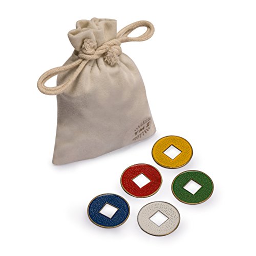 Yellow Mountain Imports Wright Patterson Standard Mahjong Scoring Coins - Set of 141