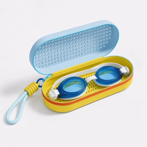 Image of First Lens Swim Goggles Case for Swimming Goggles & Eyeglasses - Yellow - SA01