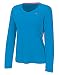 Champion Women's Powertrain Long Sleeve Tee, Light Sky Blue, Medium