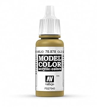 Vallejo Model Color 17 ml Acrylic Paint - Metallic Old Gold