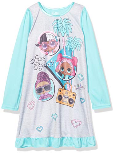 L.o.l. Surprise! Girls' Big Nightgown, L.o.l. Free Stylin', 8 #TOP12
