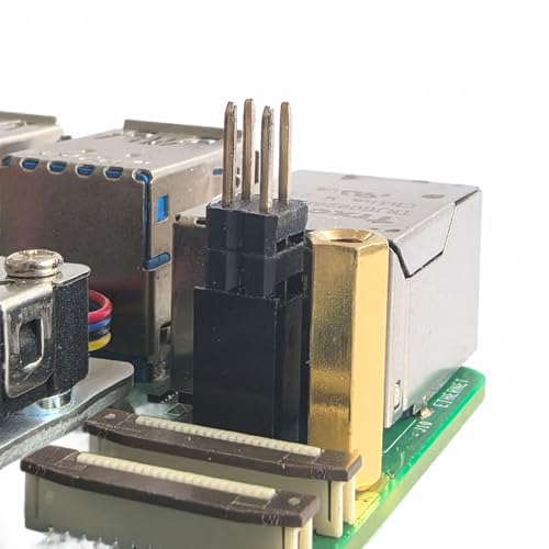 DSLRKIT 13,5 mm GPIO und PoE Pin Header Höhenerhöhung Extender für Raspberry Pi 5 4B 3B+ 3B (2 Stück)