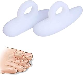 2Pair/4Pcs Gel Hammer Toe Crest Pads - Right and Left Soft Silicone Hammertoe Support Crest Cushion - Corrector and Straig...