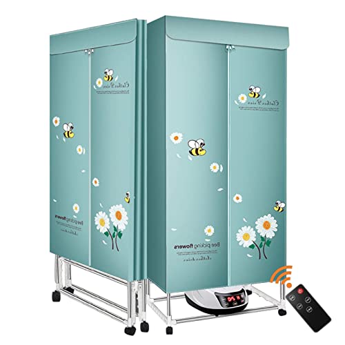JODAIS 1.7m Electric Clothes Dryer, 1500W Foldable Heated Clothes Airer Dryer Indoor, Load 50kg, Energy Saving (anion) Heated Clothes Airer with Remote Control, for Apartment And Home
