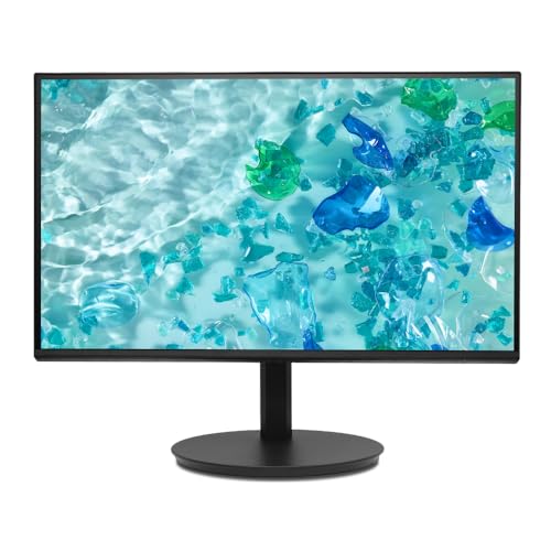 Monitor Acer CB242Y P6bipr Vero 23.8” LED IPS Taxa de Atualização de 120Hz Adaptive-Sync Pivo de 90º Inclinação de 35º e 1ms de Tempo de Resposta