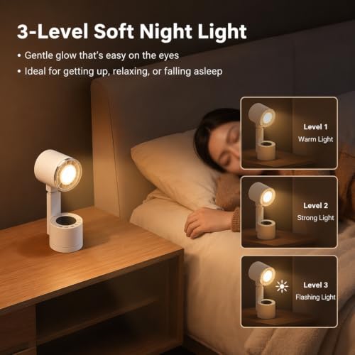 Ventilateur de camping portable oscillant 12000mAh avec lampe LED et télécommande - 4