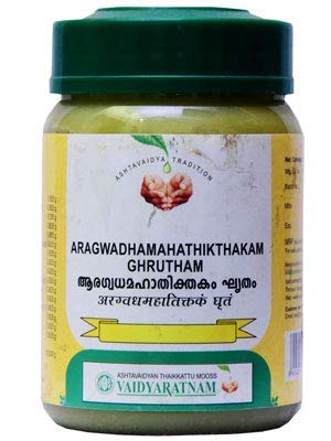 Vaidyaratnam Aragwadhamahathikthakam Ghrutham (150 Gm) (Pack of 2)| Ayurvedic Products | Ayurveda Products | Vaidyaratnam Products