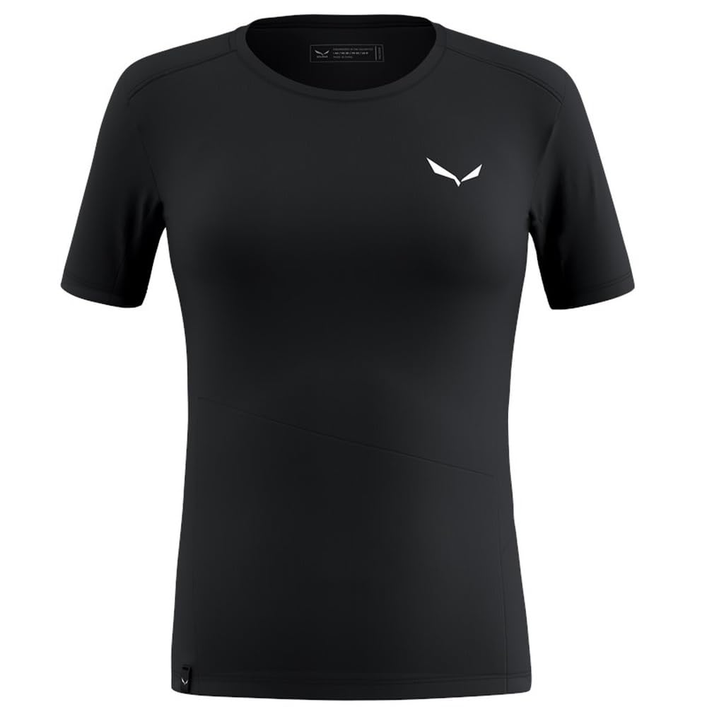 Salewa Puez Sporty Dry W T-Shirt, Black Out, L, Female