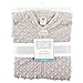 Hudson Baby Unisex Baby Plush Sleeping Bag, Sack, Blanket, Light Gray Dot Mink, 18-24 Months