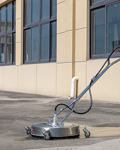 Limpiador de superficies a presión, limpiador plano giratorio de 21 pulgadas, 4000 PSI, para calzadas, patios y pavimentos, herramienta de limpieza eficiente al aire libre