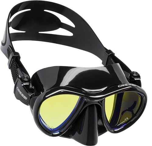 Cressi Metis, black, yellow lenses