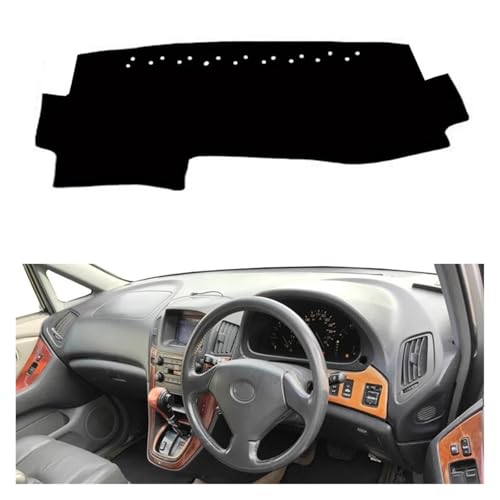 Parasol Protector Toyota Harrier 1997-2003 Alfombrilla Salpicadero RHD Rojo 2