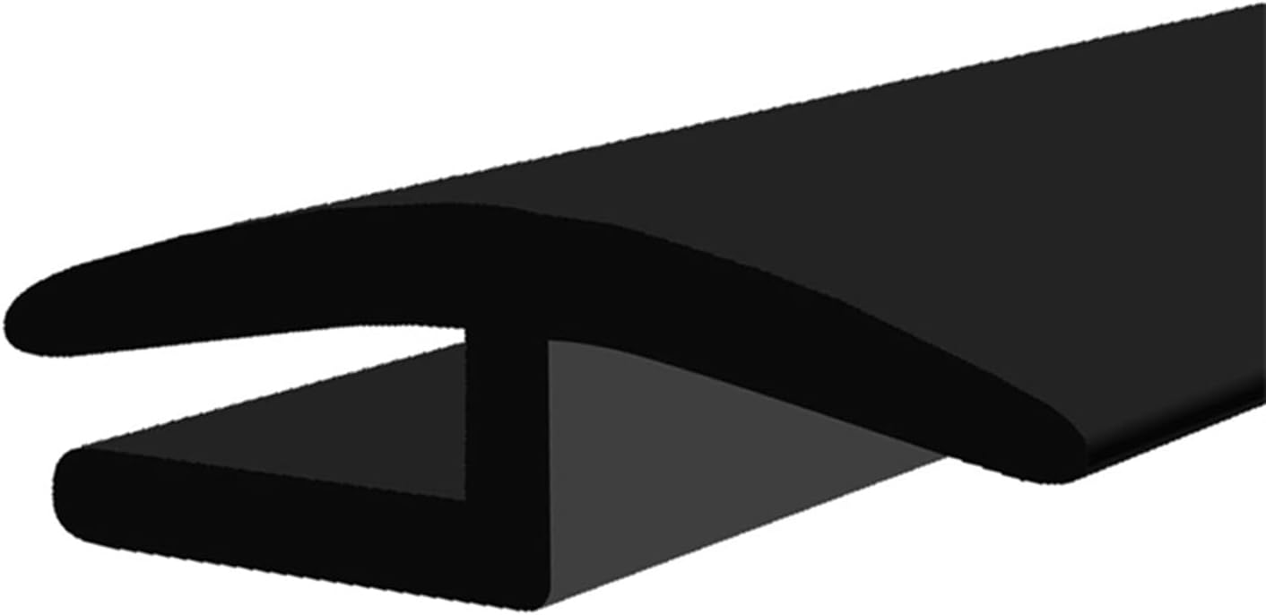 1.7m Car Front Windshield Rubber Seal Strip Windshield Weather Stripping Molding Trim Strips for Most Cars Trucks SUVs