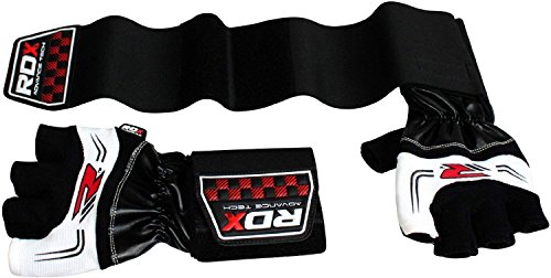 RDX Pelle 3.5 Sollevamento Pesi Guanti Fitness