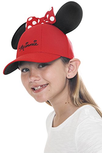 Disney Minnie Mouse Girls Youth Ears Cap, Red #TOP2