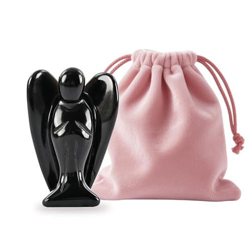 WHAL&YUNE Obsidian Angel Figurine