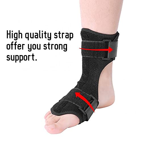Amazon | 調整可能な下垂足装具ブレース、下垂足サポートスプリント