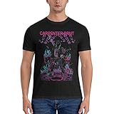 PYGLAIUFFQG Carpenter Brut t Shirts Men Casual Sports Shirt Men's Fashion Printed t Shirts Crew Neck t Shirt Black