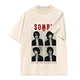 Sombrs Merch Shirt 2026 Music Tour Vintage Oversized Short Sleeve For Fans