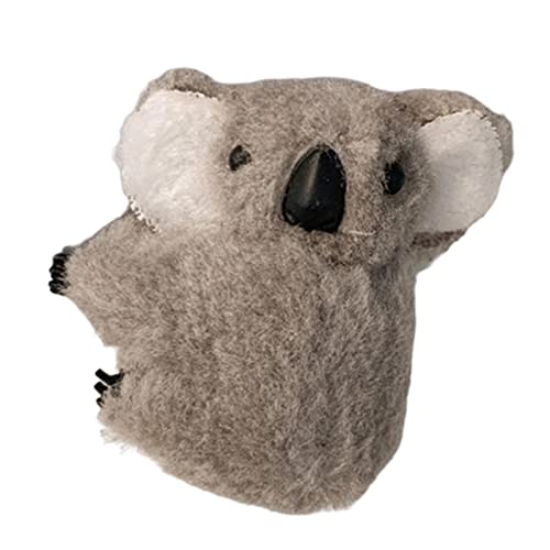Image of Cute Plush Koala Hair Clip, Soft Animal Hair Barrette for Women & Girls, Kawaii Hairpin for Party, Wedding, Cosplay, Daily Wear, Grey| Hair Accessories|1 Piece Hairpin