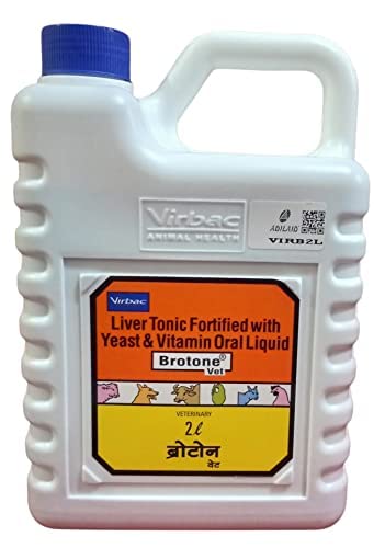 Brotone Liver Tonic with Yeast and Vitamin for Pets & Large Animals (2000 ml) (B0BF49K57L) Amazon Price History, Amazon Price Tracker