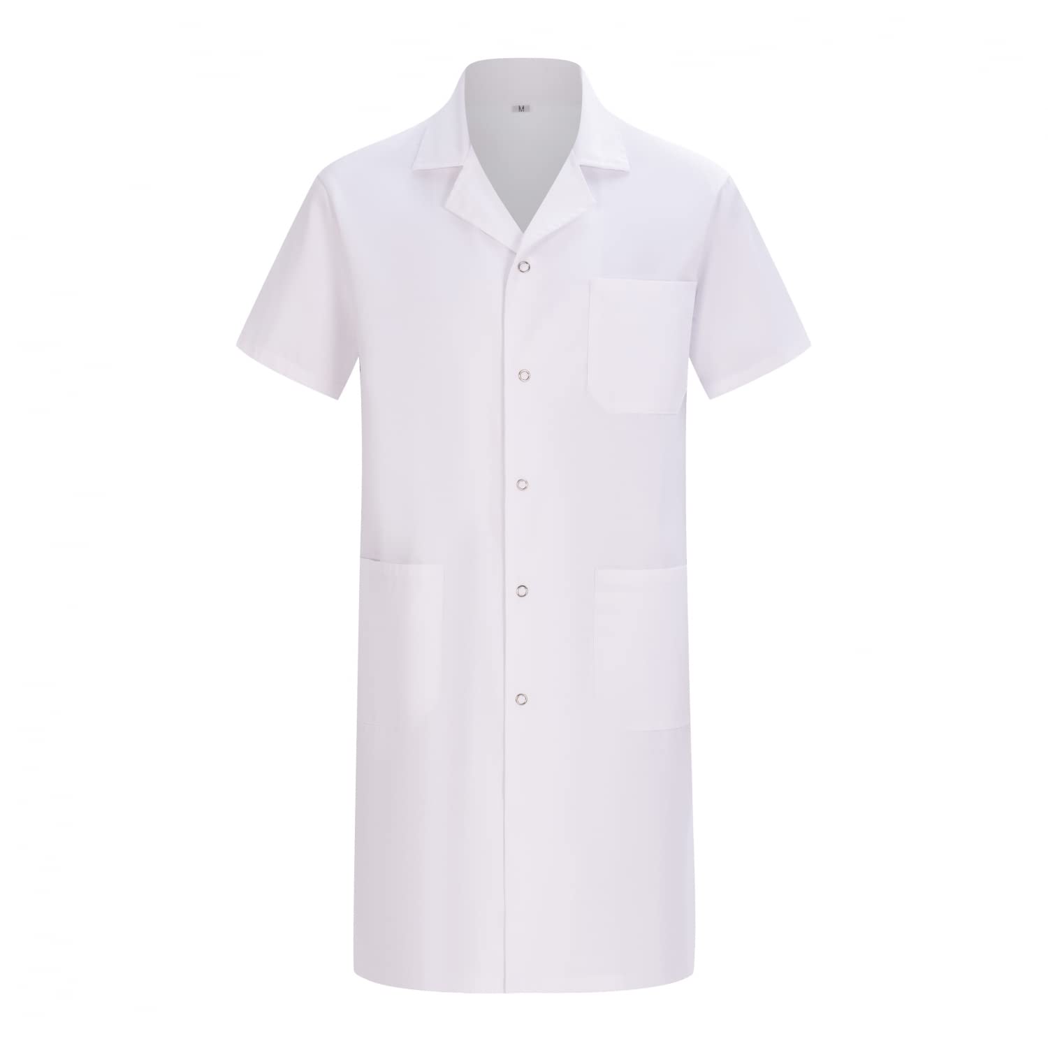 MISEMIYA - Camice da Laboratorio Unisex - Camice per Laboratorio di Chimica Uomo - Camice Medico Uomo Q8162