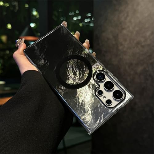 Coque Samsung S25 Noir style Aurora pour sublimer vos soirées