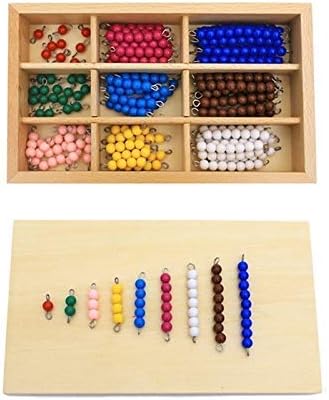 Miniatura 4 de Danni Niños Matemáticas Aprender Juguetes Montessori Madera Matemáticas Juguetes Educativos Colorido Tablero de Ajedrez Cuentas Juguete Matemáticas