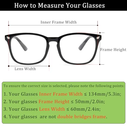 Polarized Clip-on Sunglasses Aviator Anti-Glare UV Protection Clip over Prescription Glasses3