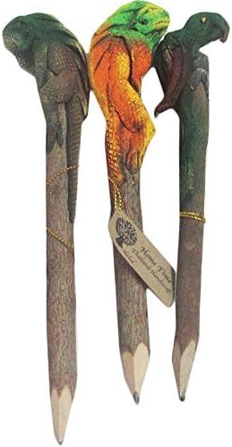 Branch Twig 1 SET = (3 Pcs) FANCY PENCIL TOP HEAD WITH ANIMALS IDEAS SMALL GIFT FOR FRIENDS AND CHILDREN by FANCY Pencil