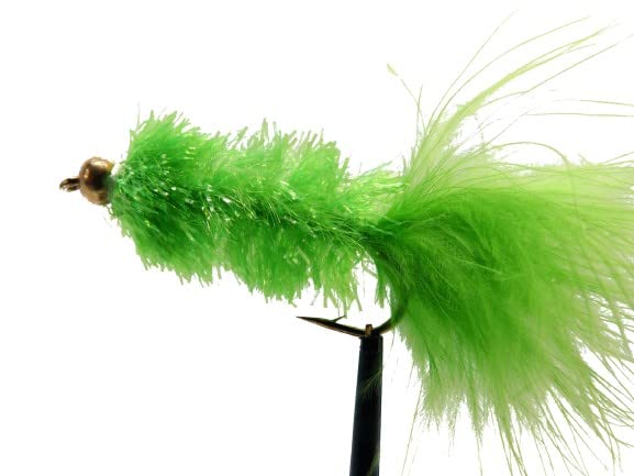 Streamer Fly " Cactus Lime " Set of 3 (Hook Size 8)