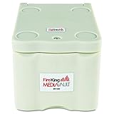 FireKing Stand Alone Media Vault Safe, 11-5/8' x 10-1/2' x 17-1/2', White (FIRMV1000)