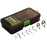 CIRCLEVAST Fliegenrutenführung-Set, Fliegenruten-Reparatur-Set, Angelspitzen-Reparatur-Set, 4-10 WT Fliegenfischruten, Bauanleitung mit Box in verschiedenen Größen (Snake Gun-Smoke)