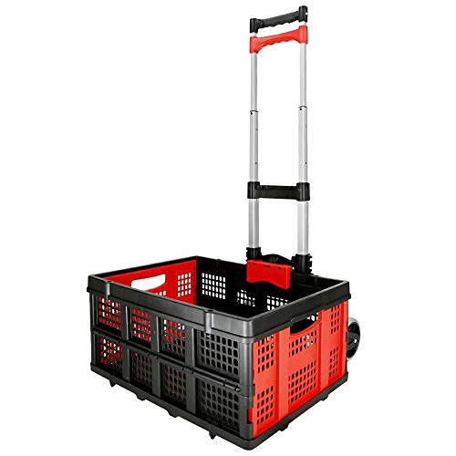 Carro Dela Compra Plegable de Aleación De Aluminio Ruedas de Marcha Suave con Bandas de Rodadura Blandas y Carga Máxima 60 kg，Verde Carro con Ruedas Compra para Mochilas Escolares / Equipaje / Mochil