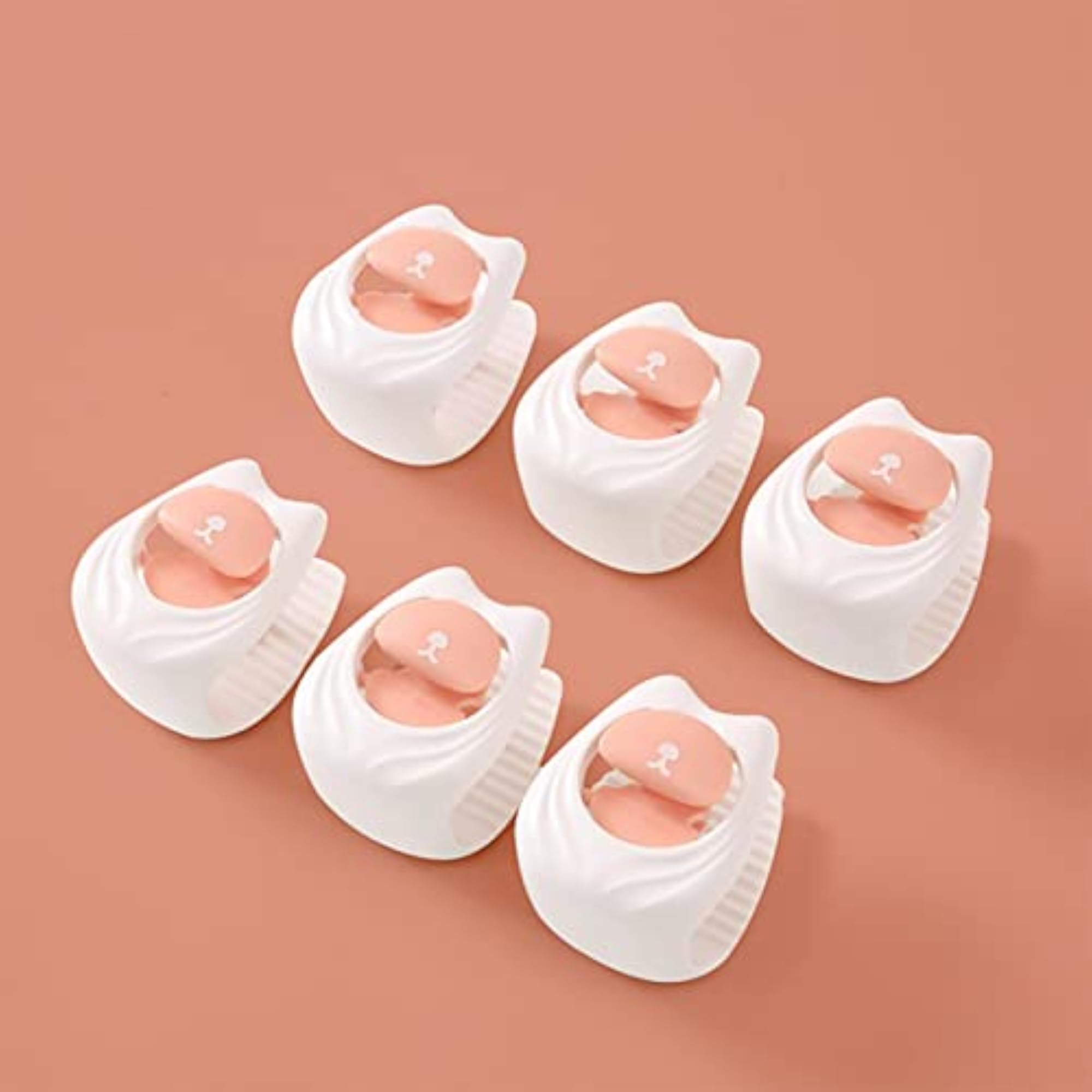 6x Needle-Free Det Cover Clips, Comforter Fasteners