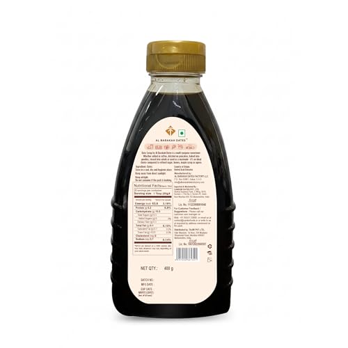 Image of Al Barakah Date Syrup 400g | Natural Sweetener for Desserts, Pancakes & Baking | No Added Sugar | Healthy & Delicious