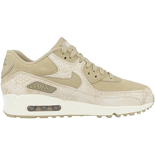 NIKE Wmns Air Max 90 Premium Lifestyle Sneakers Womens Linen/Linen-Sail New 896497-2003