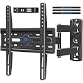 Mounting Dream TV Wall Mount Swivel and Tilt for Most 26-55 Inch TV, TV Mount Perfect Center Design, Full Motion TV Mount Bracket with Articulation, up to VESA 400x400mm, 60 lbs, MD2377