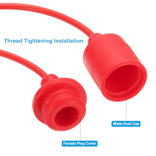 Image of PATIKIL 3 /4 inch NPT ISO-A Hydraulic Quick Disconnect Coupling, 1 Set Flat Face Hydraulic Quick Connect Coupler with Dust Caps Quick Release Coupling Set