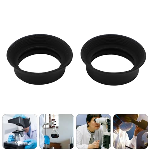 2 Stücke Okular Augenmuschel/Schutz Gummi Okular Abdeckung Umfang Zubehör für 28-32mm Mikroskop Monokular Fernglas Okular