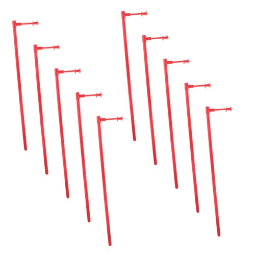 Sosoport 10 Sets Replacement Windmill Rods for DIY Crafts Sturdy Making Parts Lightweight Garden Accessories for Handheld Windmill Projects