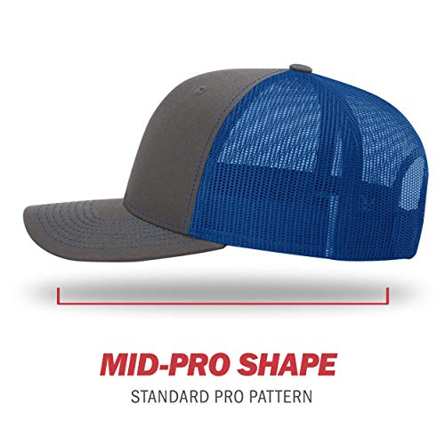 Image of Richardson 112P Patterned Snapback Trucker Hat - Custom Leather Patch Hat | No Minimals | Volume Tiered Pricing