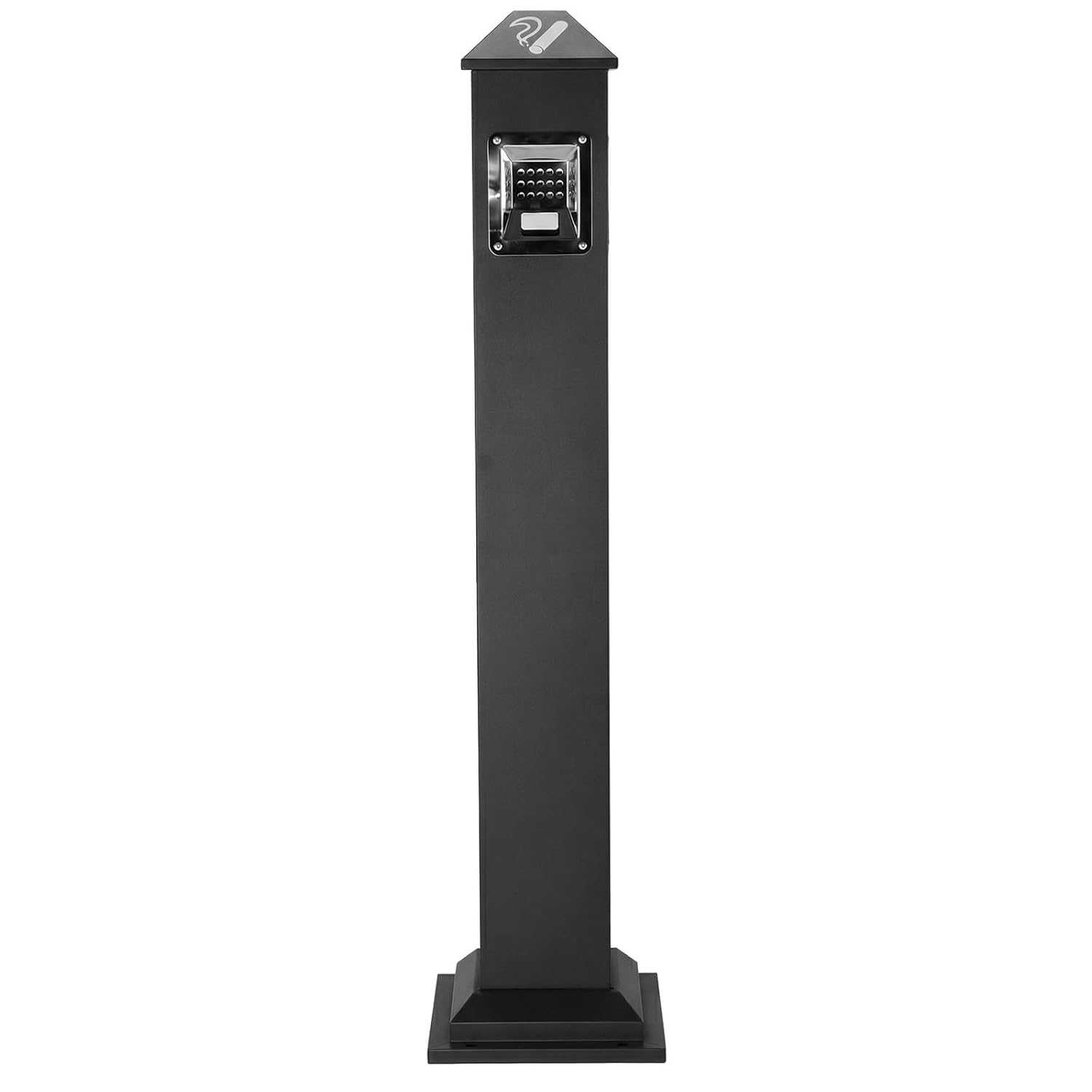 43.7in Height Trash Ash Receptacle Outdoor W/Key Movable Ash Bin Container with Inner Bucket Commercial Trash Can for Home Park Hotel Lobby Office