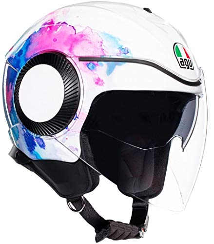 CASCO ORBYT AGV MULTI MAYFAIR WHITE/PURPLE XS