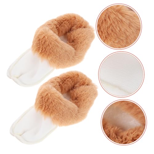 Plantillas para zapatos con forro de piel gruesa y cálida miniatura 7
