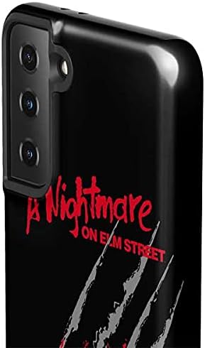 Skinit Pro Phone Case Compatible with Galaxy S21 Plus 5G - Officially Licensed Nightmare on Elm Street Freddy Krueger Slash Design