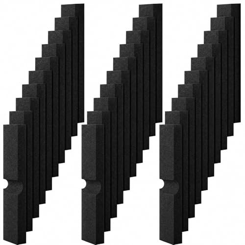 Image of Ziliny 30 Packs Replacement Foam Filter Pads Compatible with Fluval Fx4 Fx5 Fx6 Canister Filter, Aquarium Foam Filters Media, 30ppi Aquarium Bio Sponge Foams Filters Pads Black